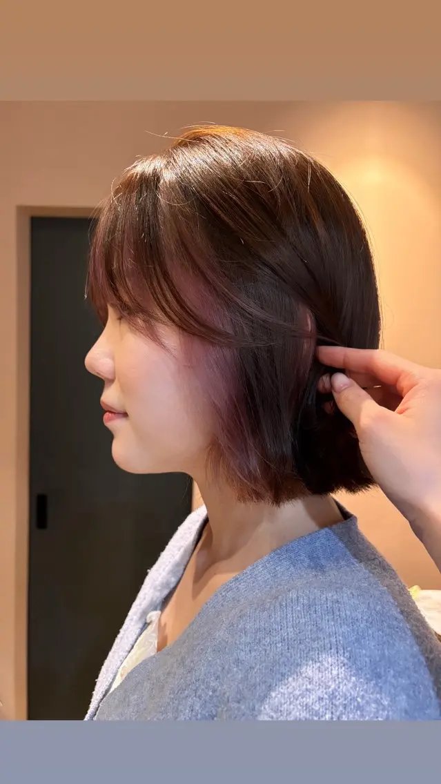 カラー YOKE /桃山台 /iori‎✦.˚◦のヘアスタイル