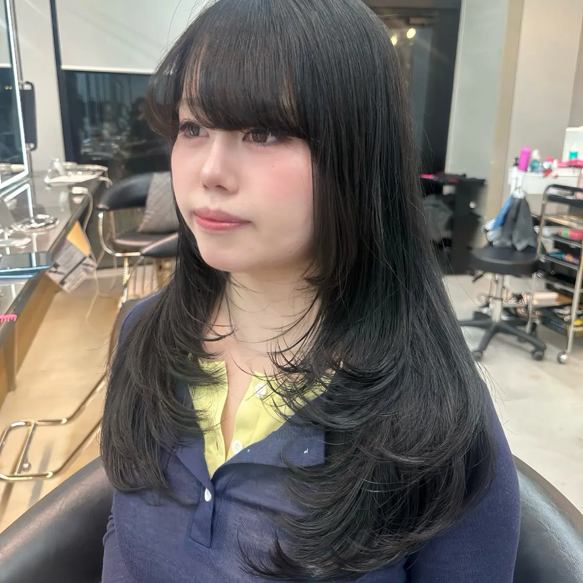 ロング カット トリートメント 🎀Rimi୨୧ 【♡layer♡】のヘアスタイル