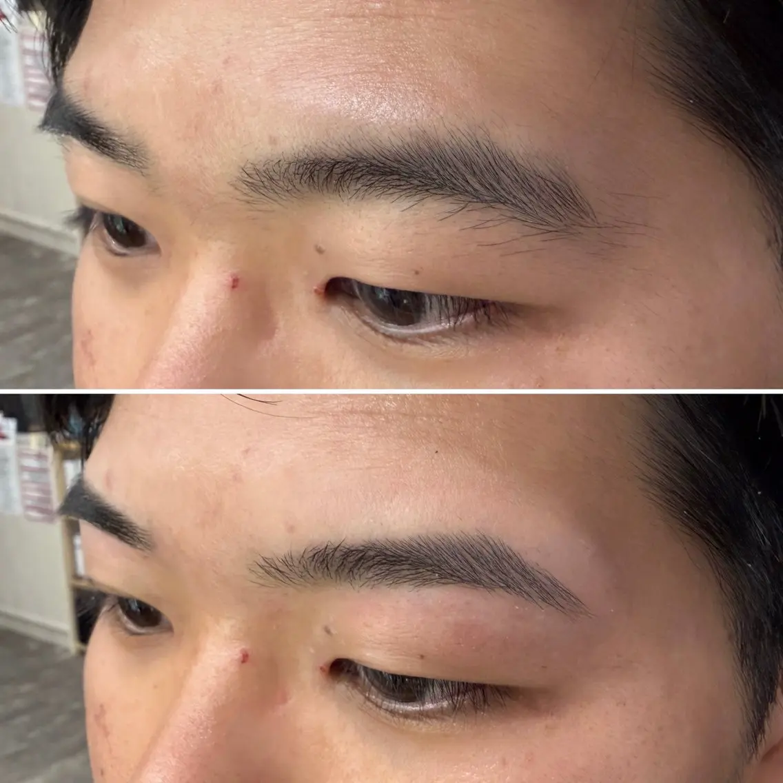 メンズ アイブロウ ワックス脱毛 眉カット ✨️眉毛、派手髪、 ハイトーンShinの眉毛・アイブロウイメージ