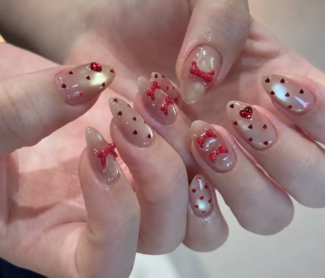 ネイル 韓国ネイル マグネットネイル 持ち込み ハンドネイル RINA Nailのネイルデザイン