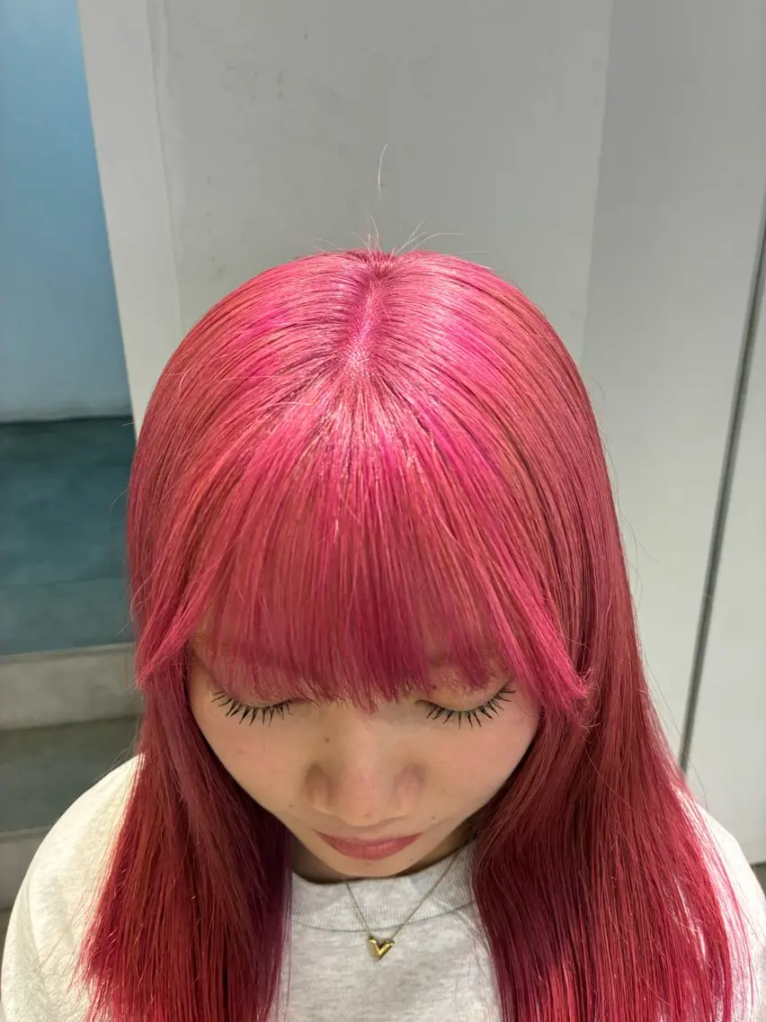 ロング カラー ヘアカラー マツエク/ハイト ーン🌺kae🌺のマツエク・マツパデザイン