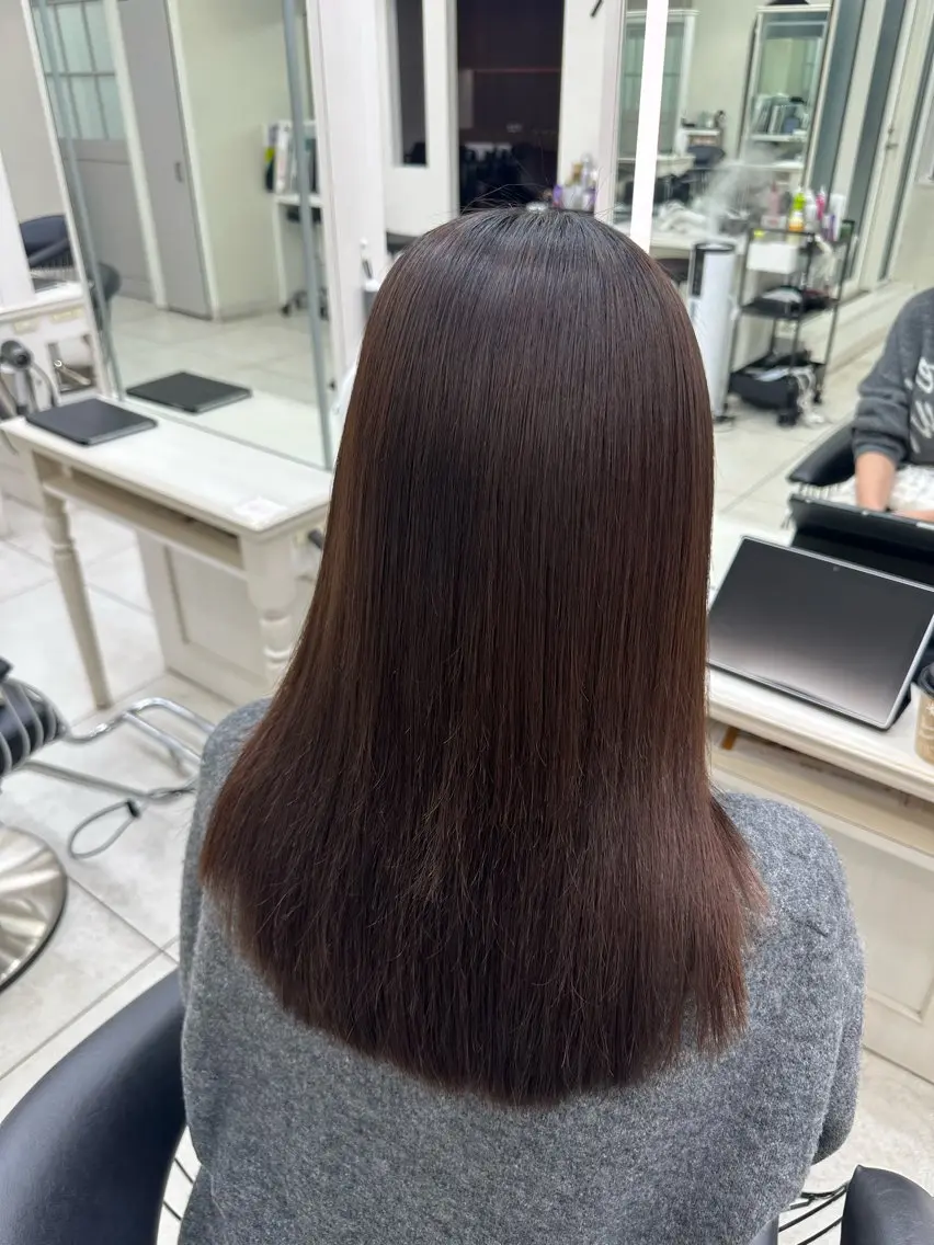 ロング ロング トリートメント カット 艶髪／ブリーチ🌟 銀座/HARUKAのヘアスタイル