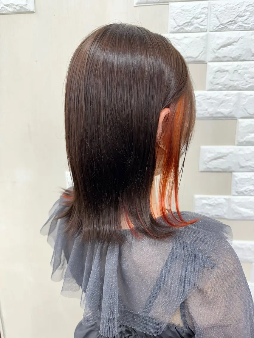 ミディアム カラー 🌈miu miu hair✂️💕のヘアスタイル