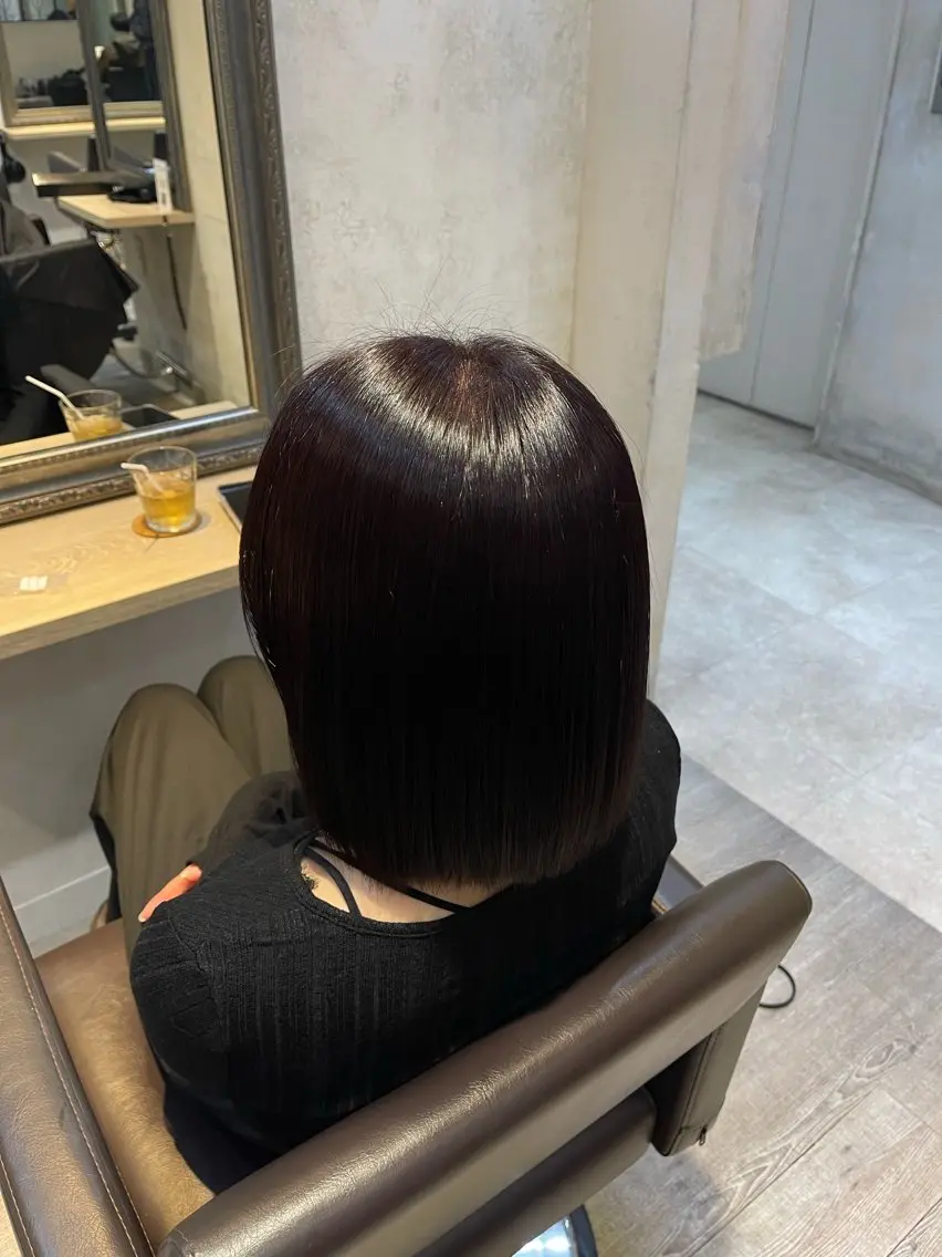 ショート カラー バイオレットカラー Lutia 新宿 ゆりの ☺︎のヘアスタイル
