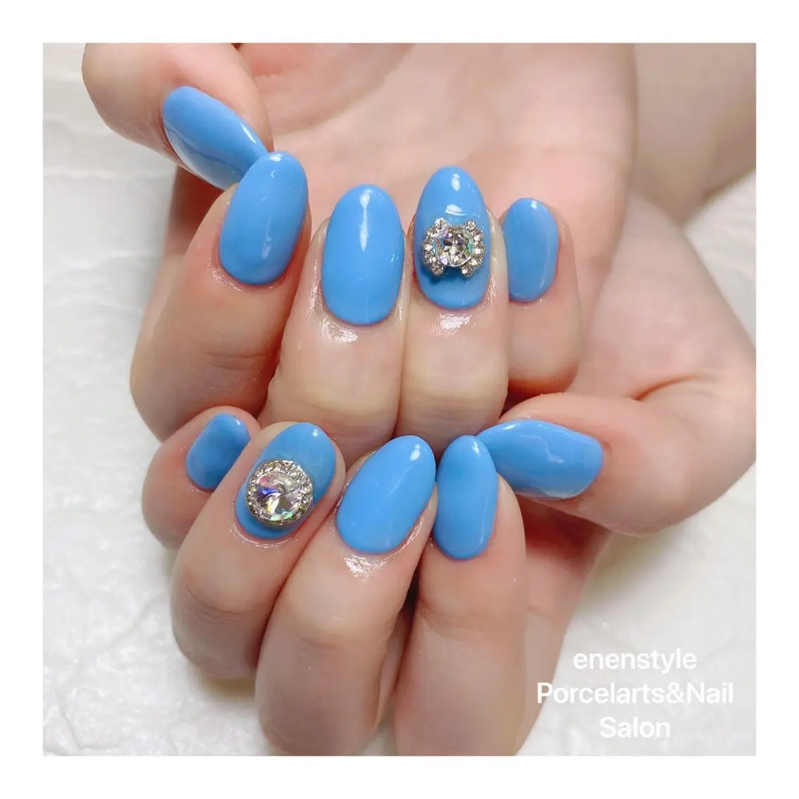 ミディアム ネイル 🐾enen style 🐾のネイルデザイン