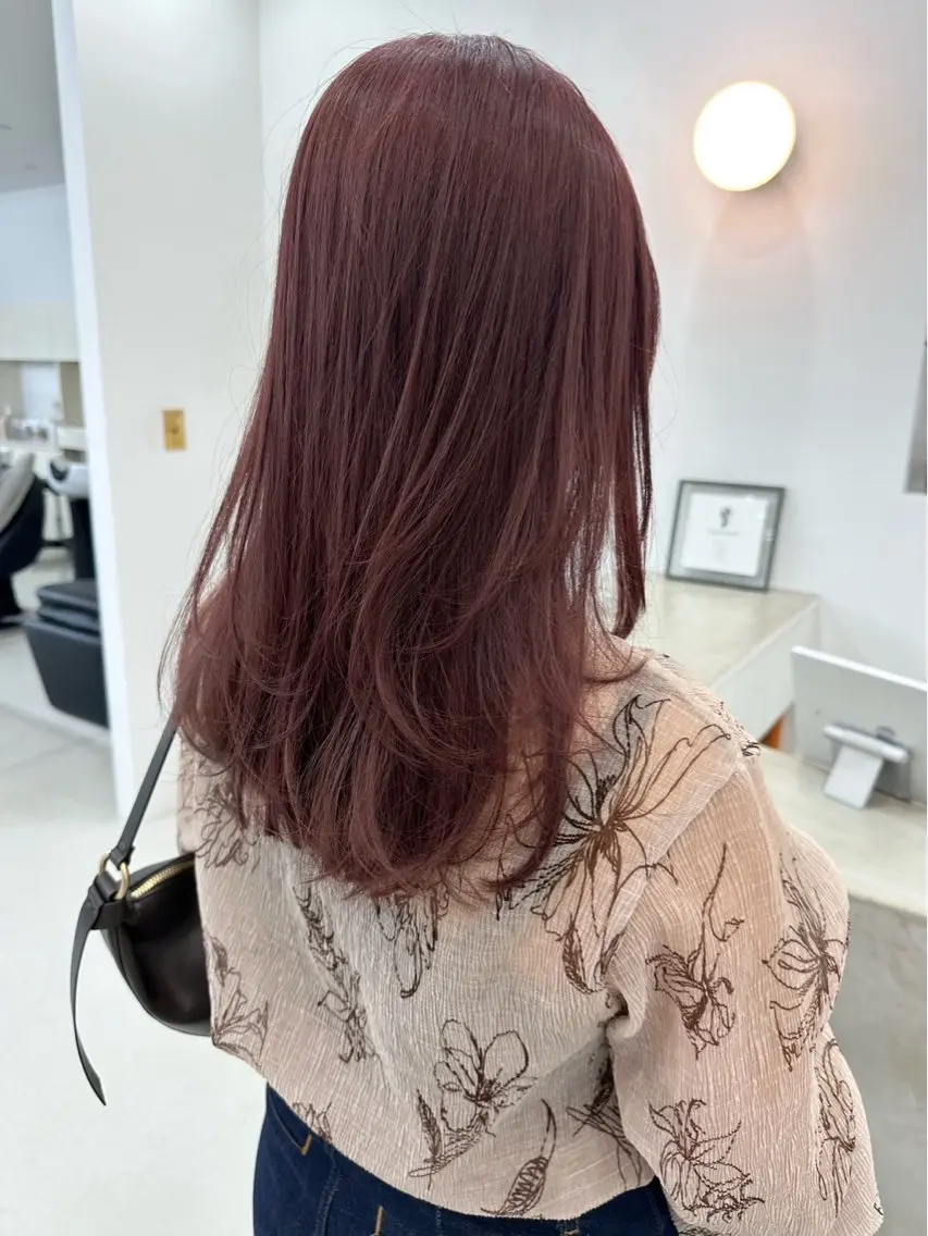 セミロング mei🪽 カラー/パーマモデルのヘアスタイル