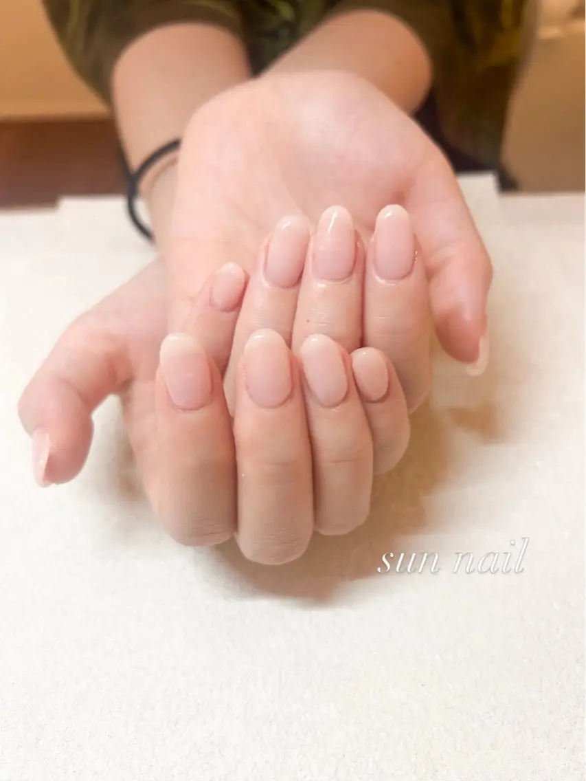 ネイル ワンカラーネイル sun nailのネイルデザイン