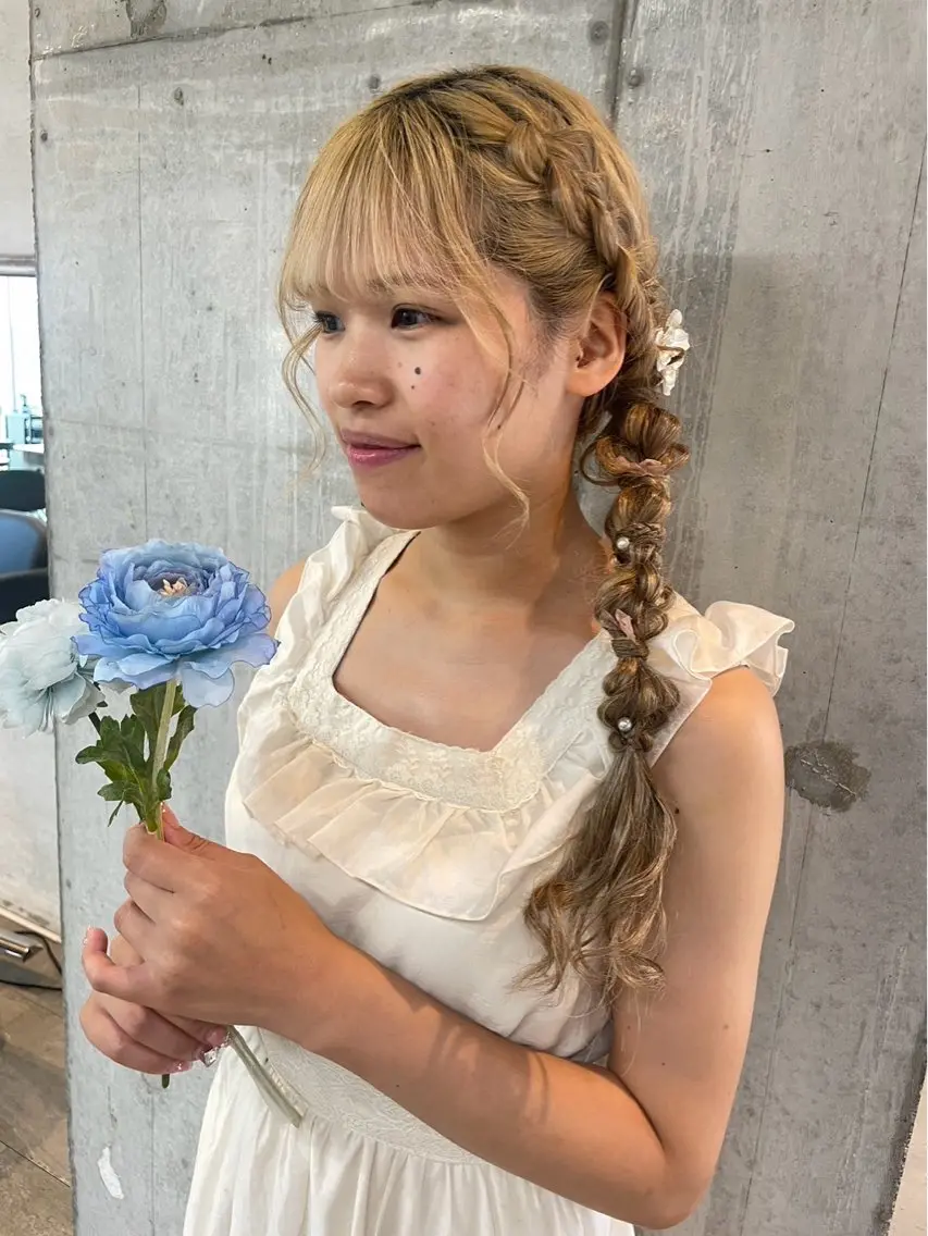 ヘアアレンジ ヘアセット 美髪× ヘアセット✨Araiのヘアスタイル