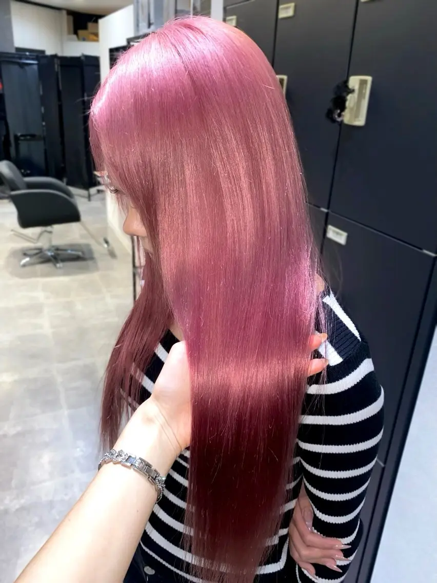 カラー ヘアカラー 大阪梅田カラーカット モデル募集中🦋サヤのヘアスタイル