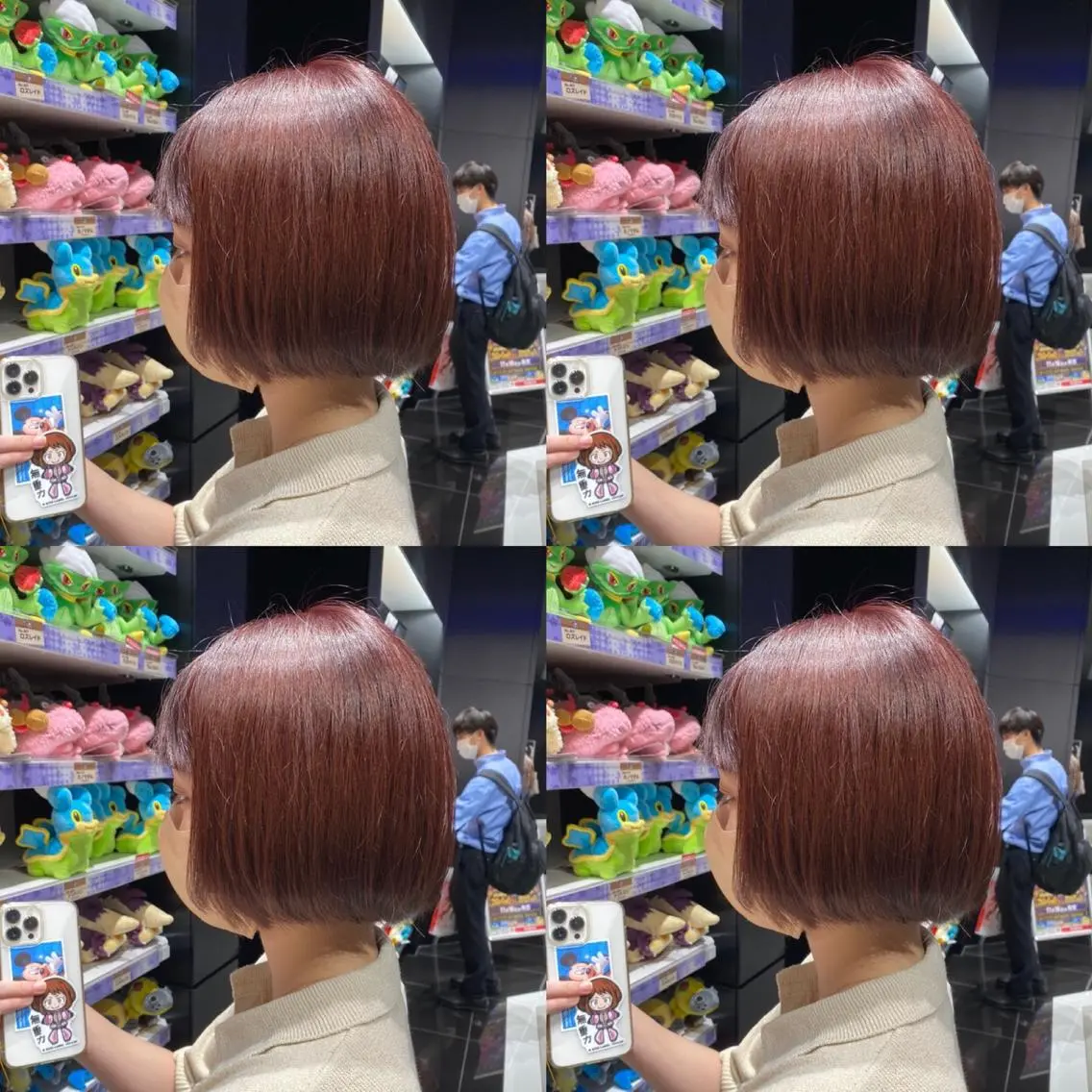 ショート カラー ブラウンカラー ピンクカラー ピンクブラウン カットモデル募集中 ✂️/平城秀馬/原宿のヘアスタイル
