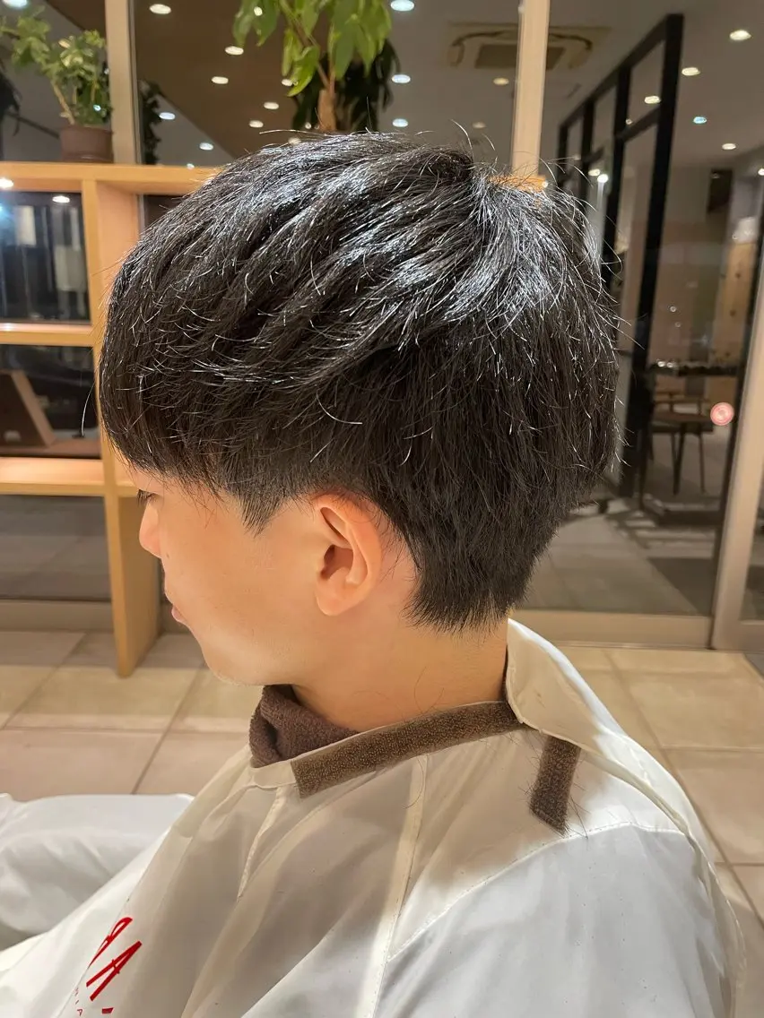 ショート メンズ マッシュ 刈り上げ 似合わせカット カット ヘアセット 寺田 翔のヘアスタイル