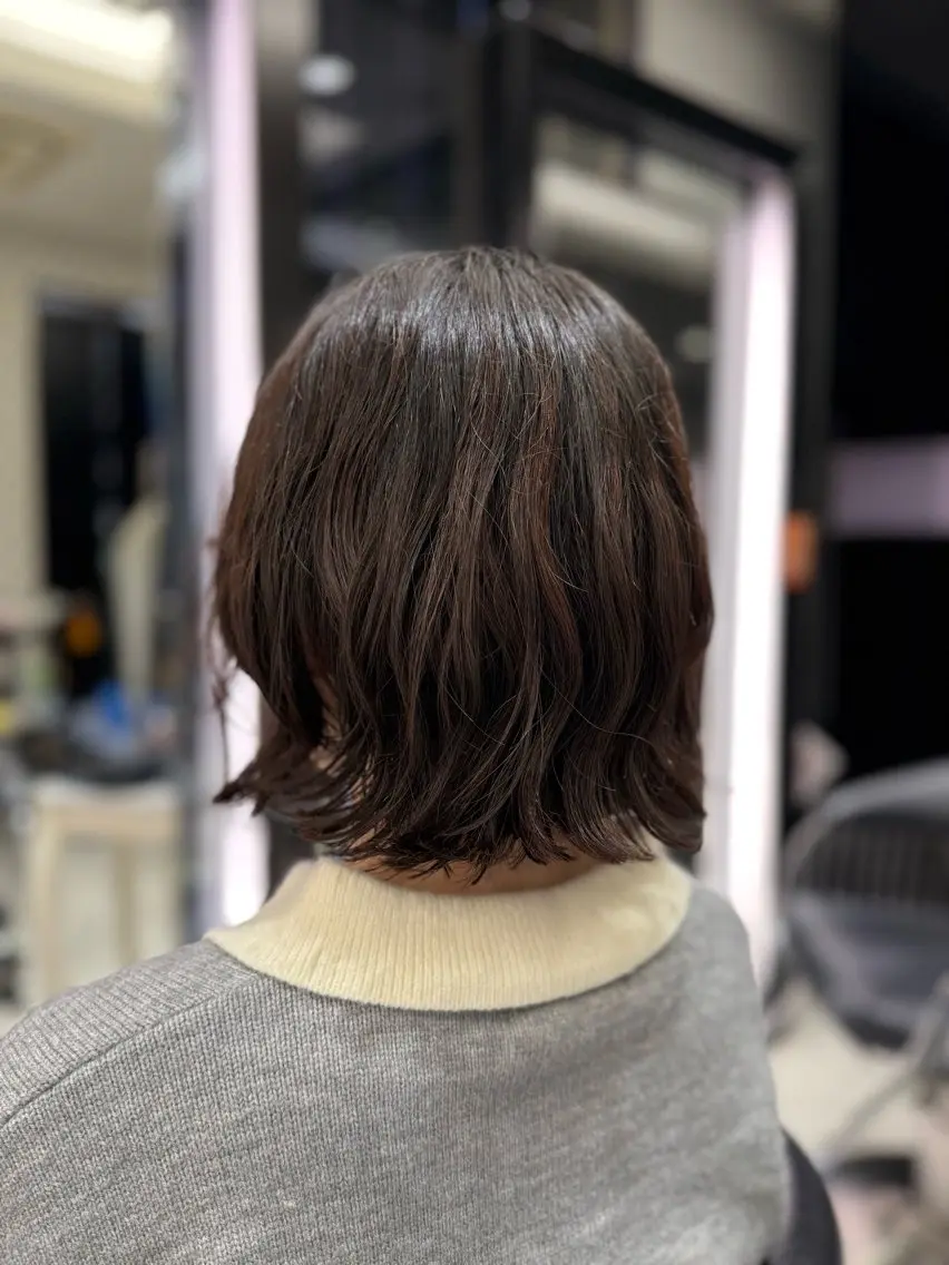 ショート パーマ カット パーマ ボブ・ショート 🌻Yurinaのヘアスタイル