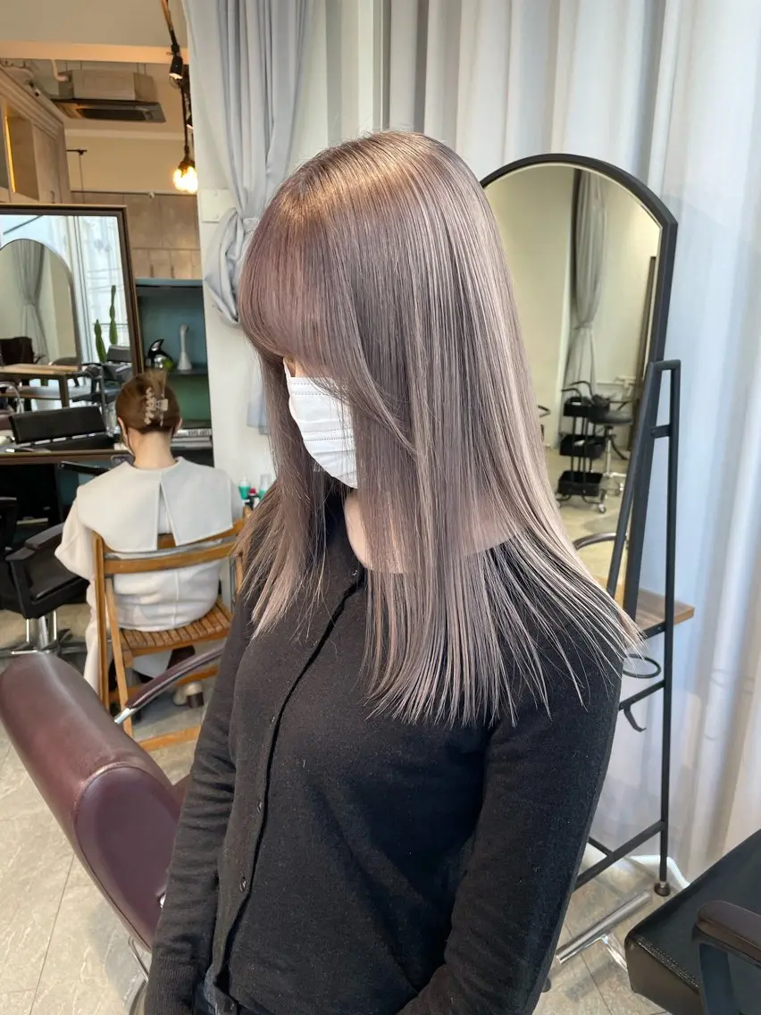 カラー 透明感🎀艶髪 💞まいか🎶のヘアスタイル