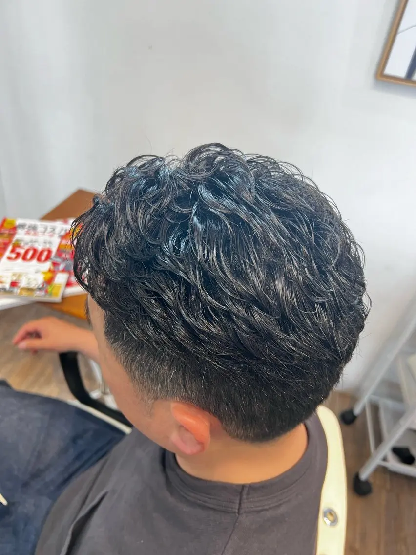 パーマ メンズ メンズパーマ 佐藤 茉実のヘアスタイル