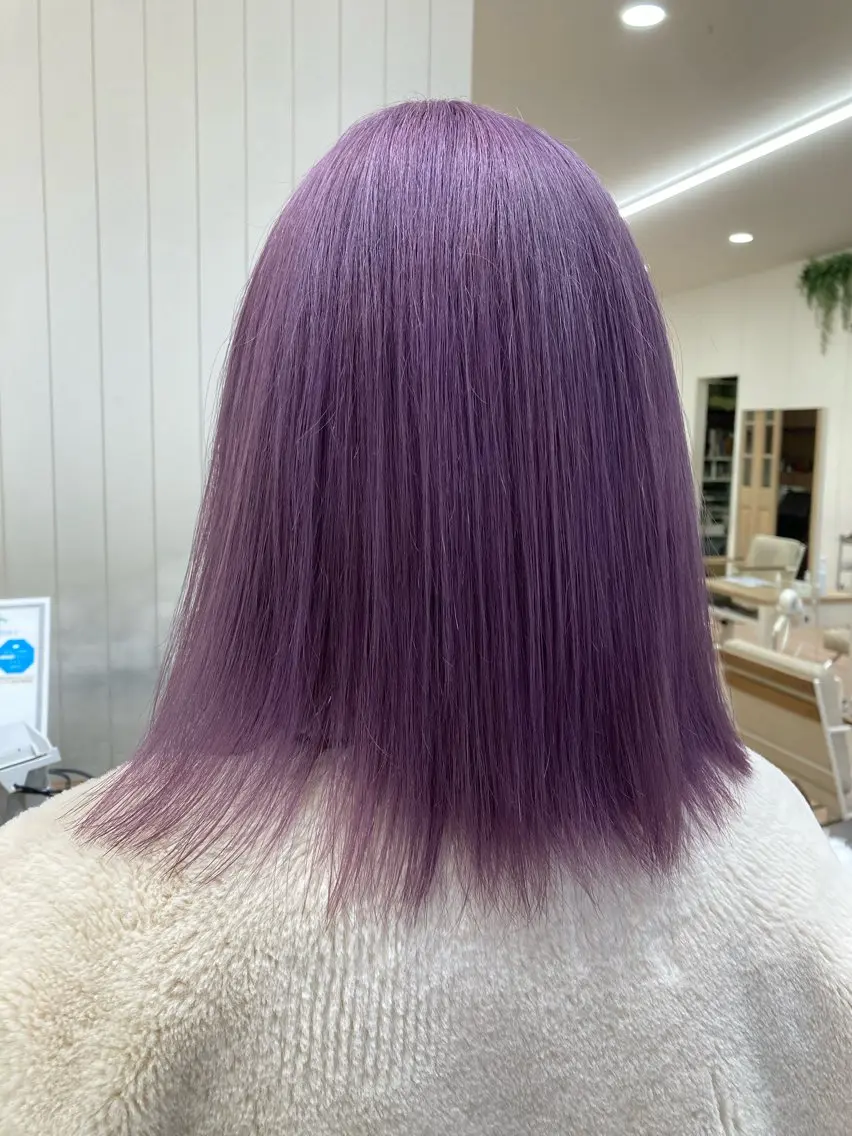 セミロング カラー ヘアカラー むらたみずき /大宮ボブ、ショートのヘアスタイル