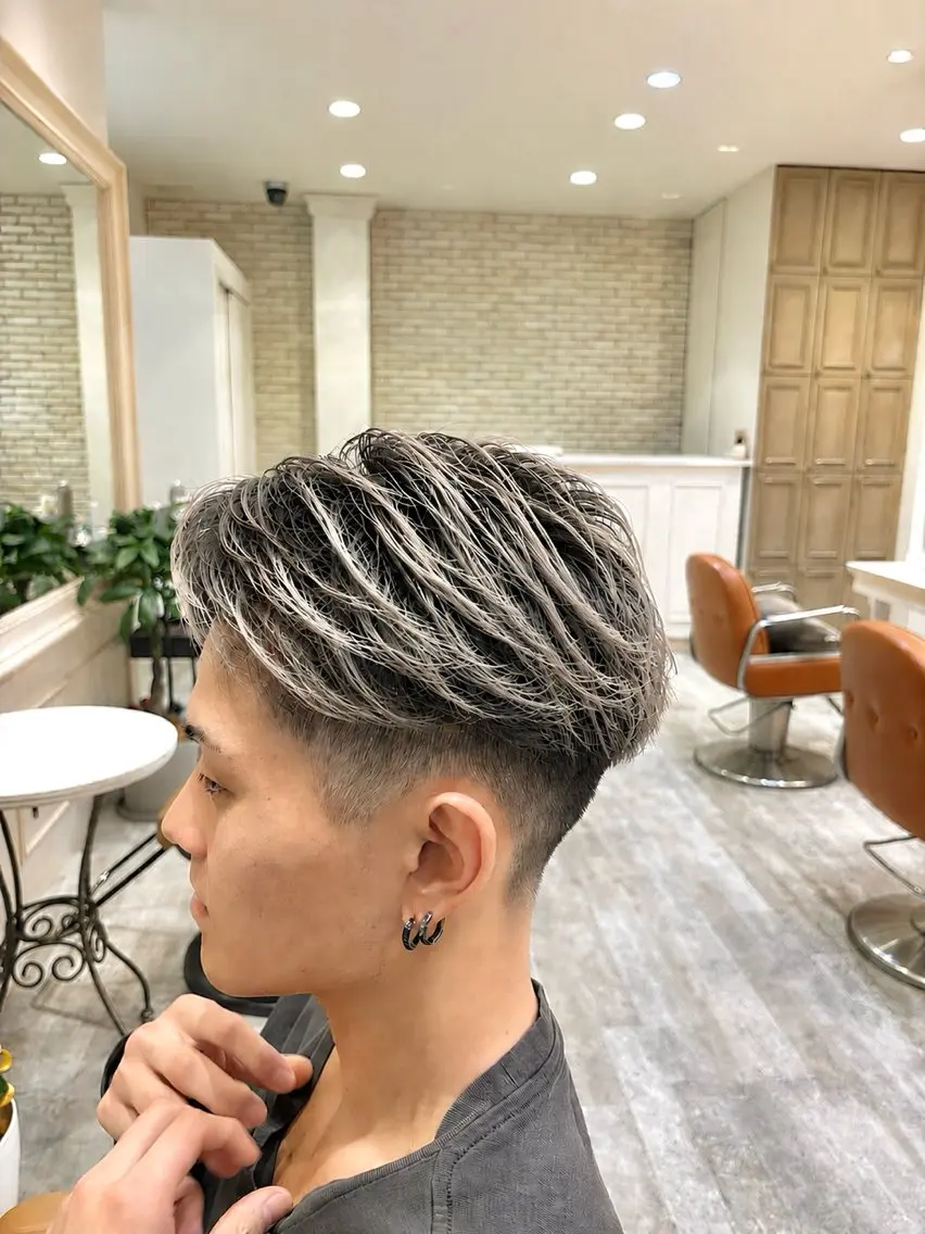 ショート カット ヘアカラー トリートメント ヘアセット 横浜メンズバレイヤー ジュ/YUYAのヘアスタイル