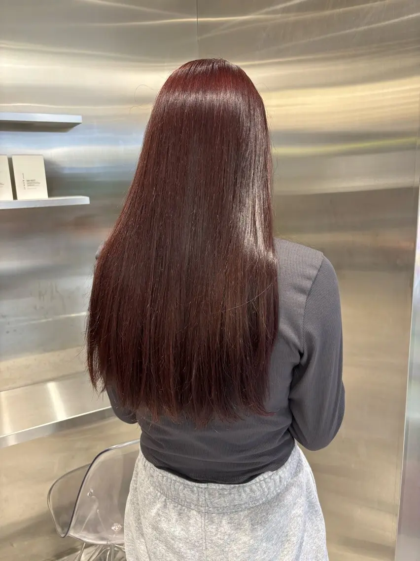カラー ブリーチ ケアブリーチ デザインカラー ダブルカラー イヤリングカラー 酸性ストレート /ハイトーン/つばさのヘアスタイル