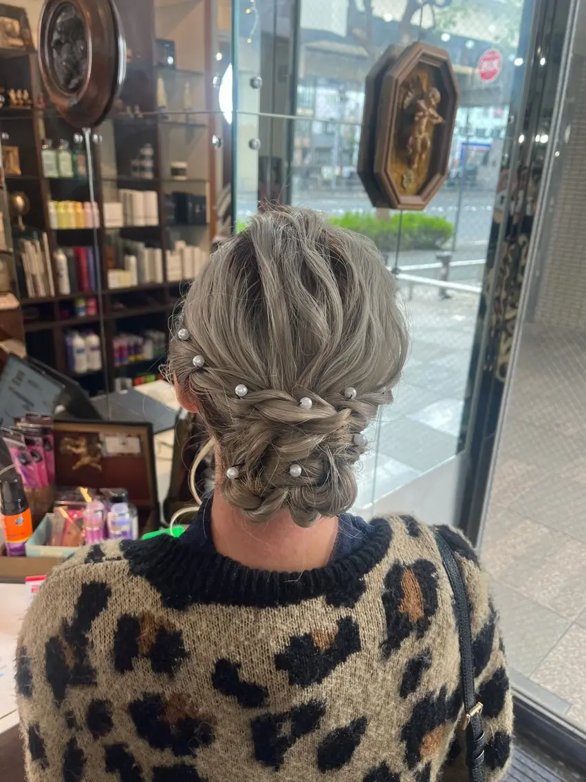ヘアアレンジ ヘアセット ミホ/ 元町中華街のヘアスタイル