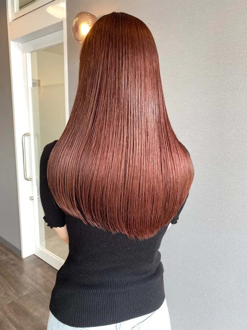 ロング カラー カット ヘアカラー トリートメント 似合わせカラーパーマ 🌿kitin米川のヘアスタイル