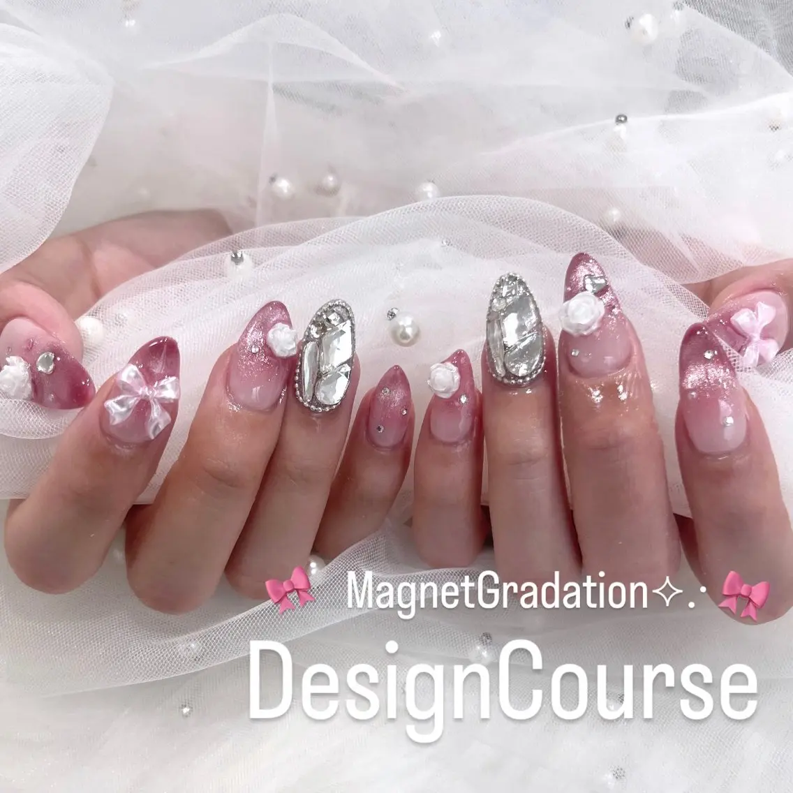 ネイル ハンドネイル 🧁fein. nana🩵のネイルデザイン