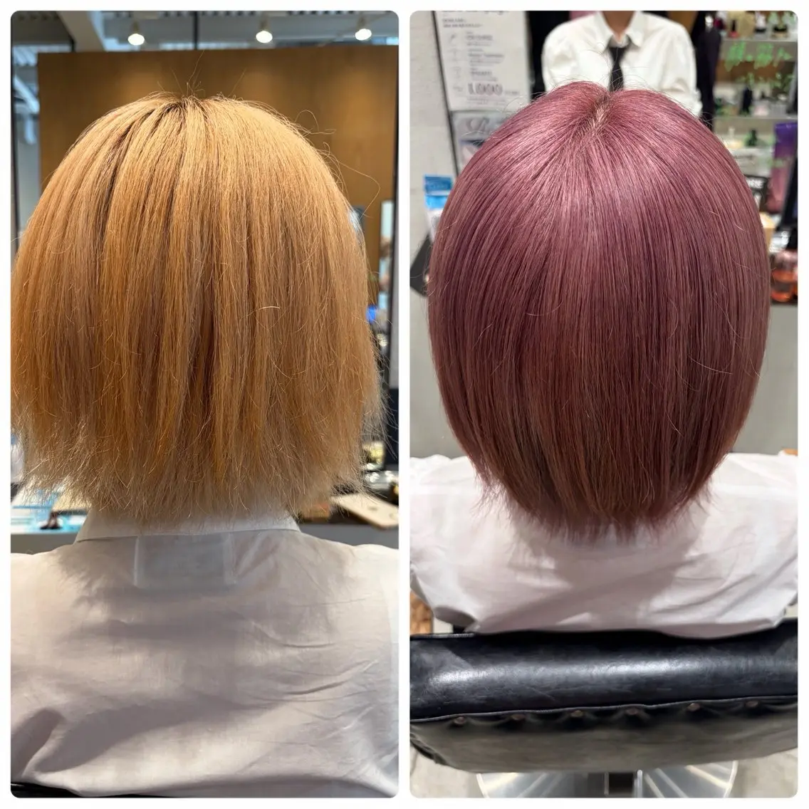 カラー Sakura / 柔らかカラー🐈‍⬛のヘアスタイル