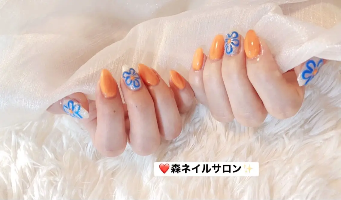 ネイル ハンドネイル 森 ネイル サロンのネイルデザイン