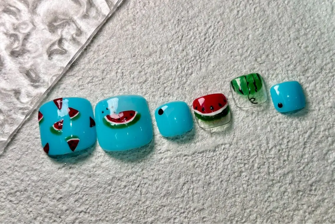 ネイル フットネイル nail salon quartettoのネイルデザイン