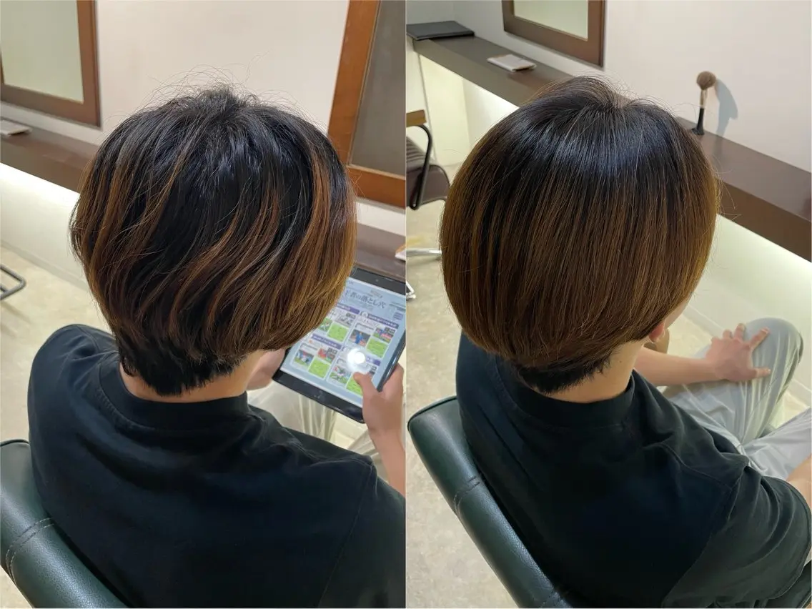 ショート トリートメント 結衣 髪質改善モデル募集中のヘアスタイル