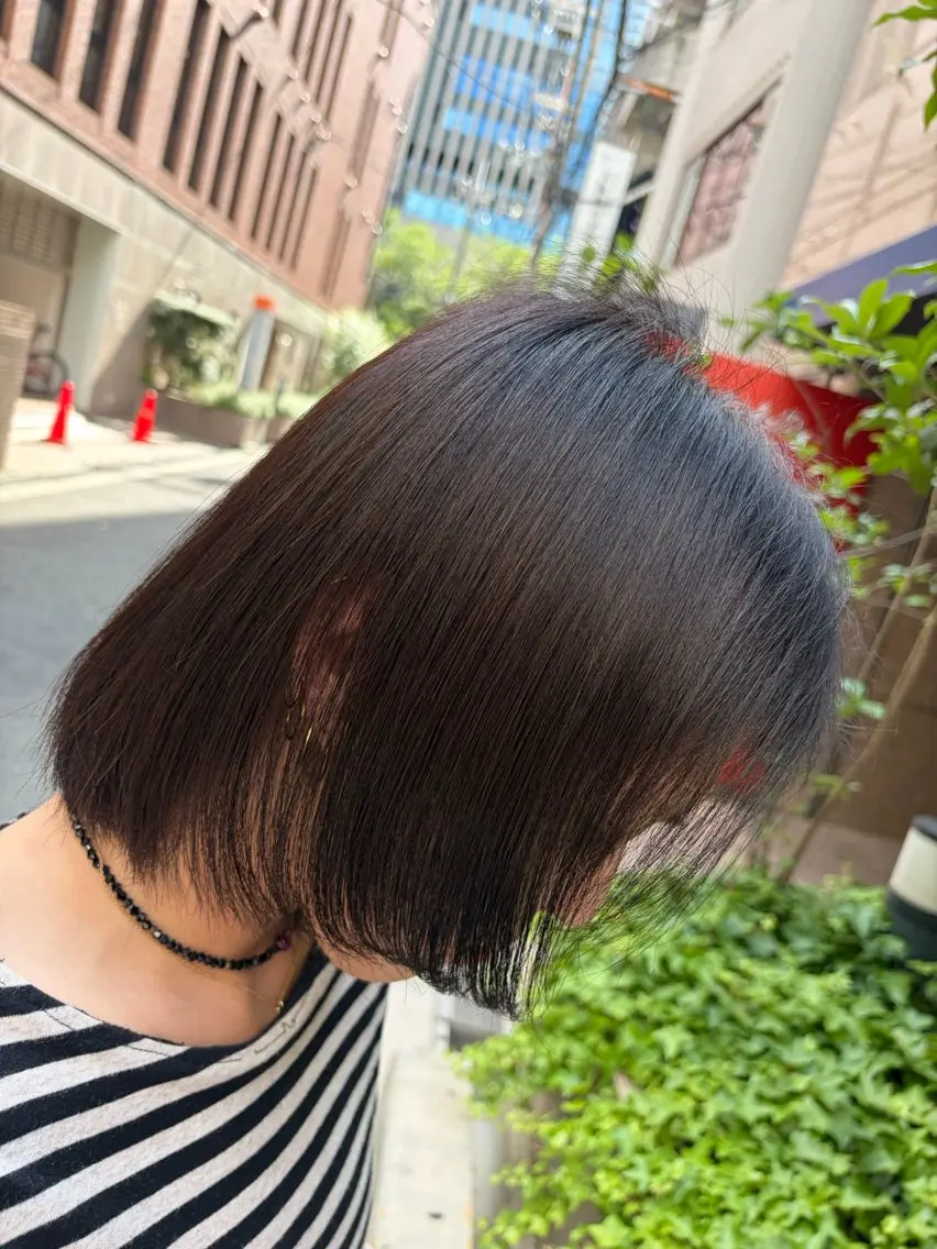 ショート カラー 中下 優光のヘアスタイル