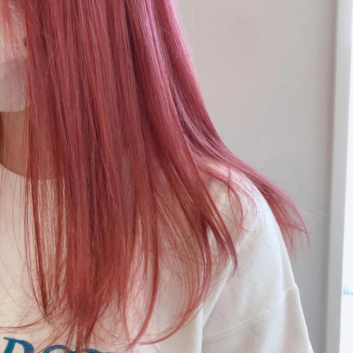 ロング カラー ピンクカラー ヘアカラー トリートメント 盛れるレイヤーカット 得意🌹井上美沙のヘアスタイル