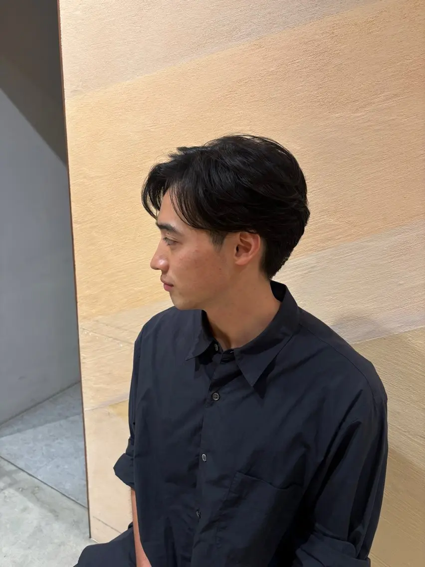 パーマ メンズ メンズパーマ カット パーマ 箭内葉月/メンズ👔 ワンカールパーマのヘアスタイル