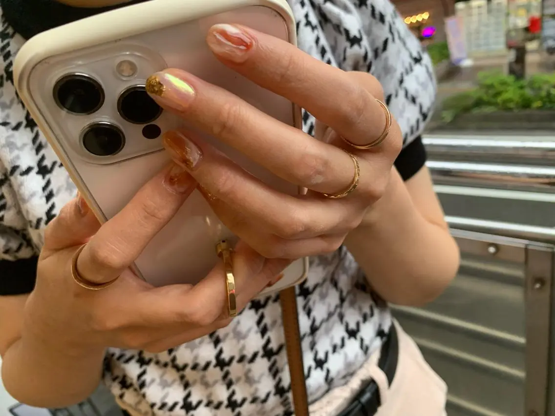 【やり放題🩶】持込デザインネイル(ドライケア付)¥7200〜〈オフあり◎+¥1100〉の写真