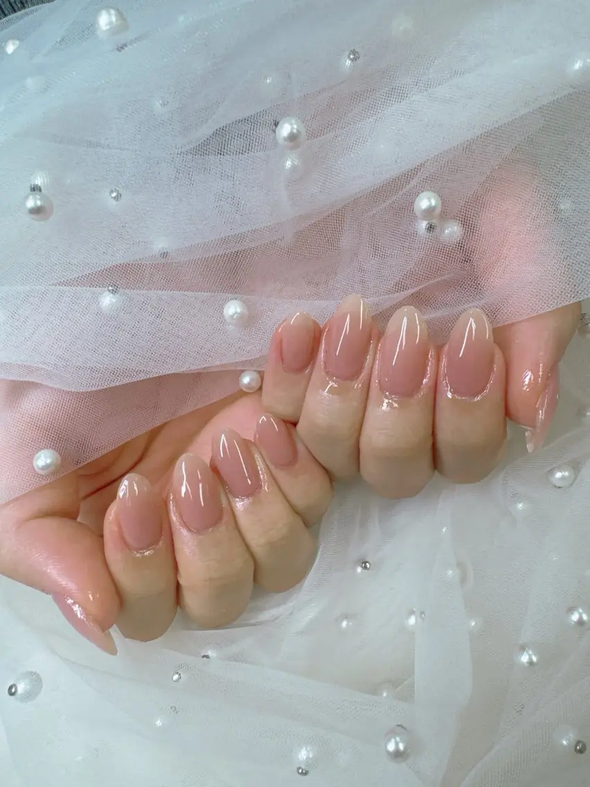 ネイル ジェルネイル ロングネイル パラジェル ハンドネイル Queeens nailのネイルデザイン