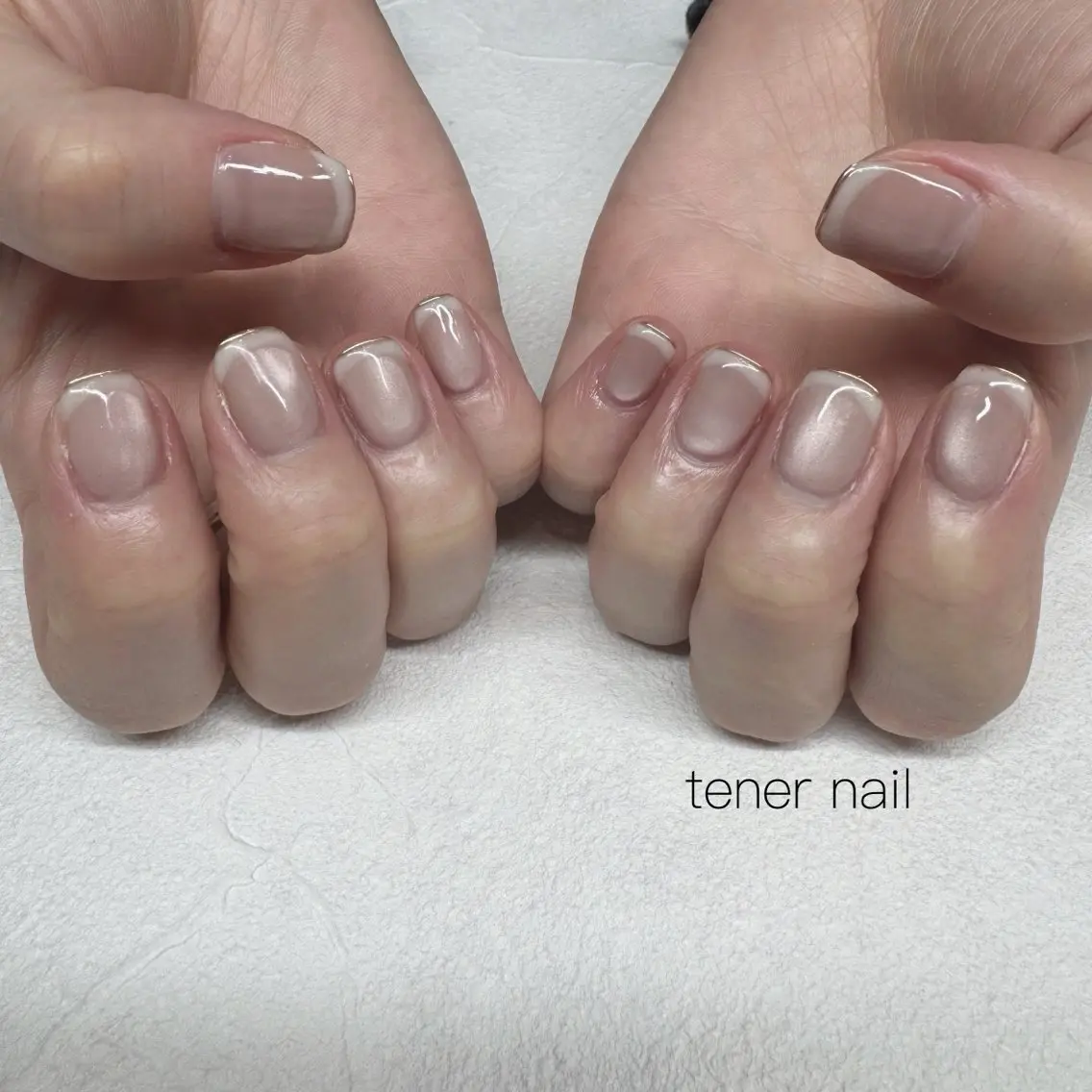 ネイル フレンチネイル ハンドネイル テネルネイル tener nailのネイルデザイン