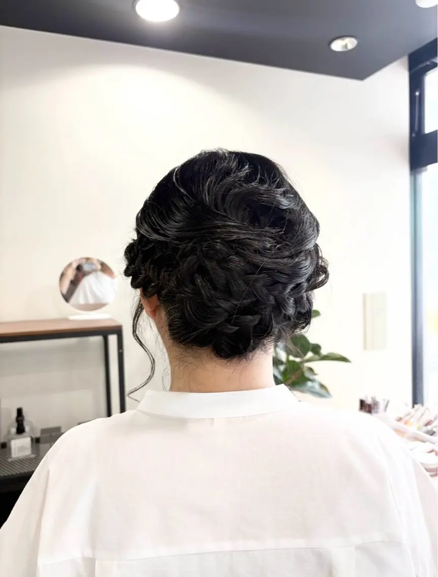 ヘアアレンジ ツヤカラー/アレンジ /湘南/ハナメ‎🤍のヘアスタイル