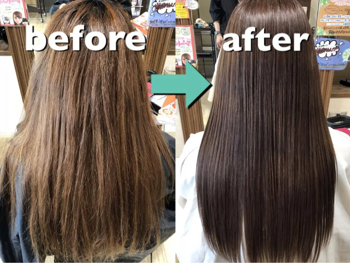 ロング 縮毛矯正/髪質改善 主税巧一のヘアスタイル