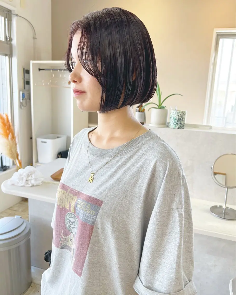 ショート カラー テトネ タカシのヘアスタイル