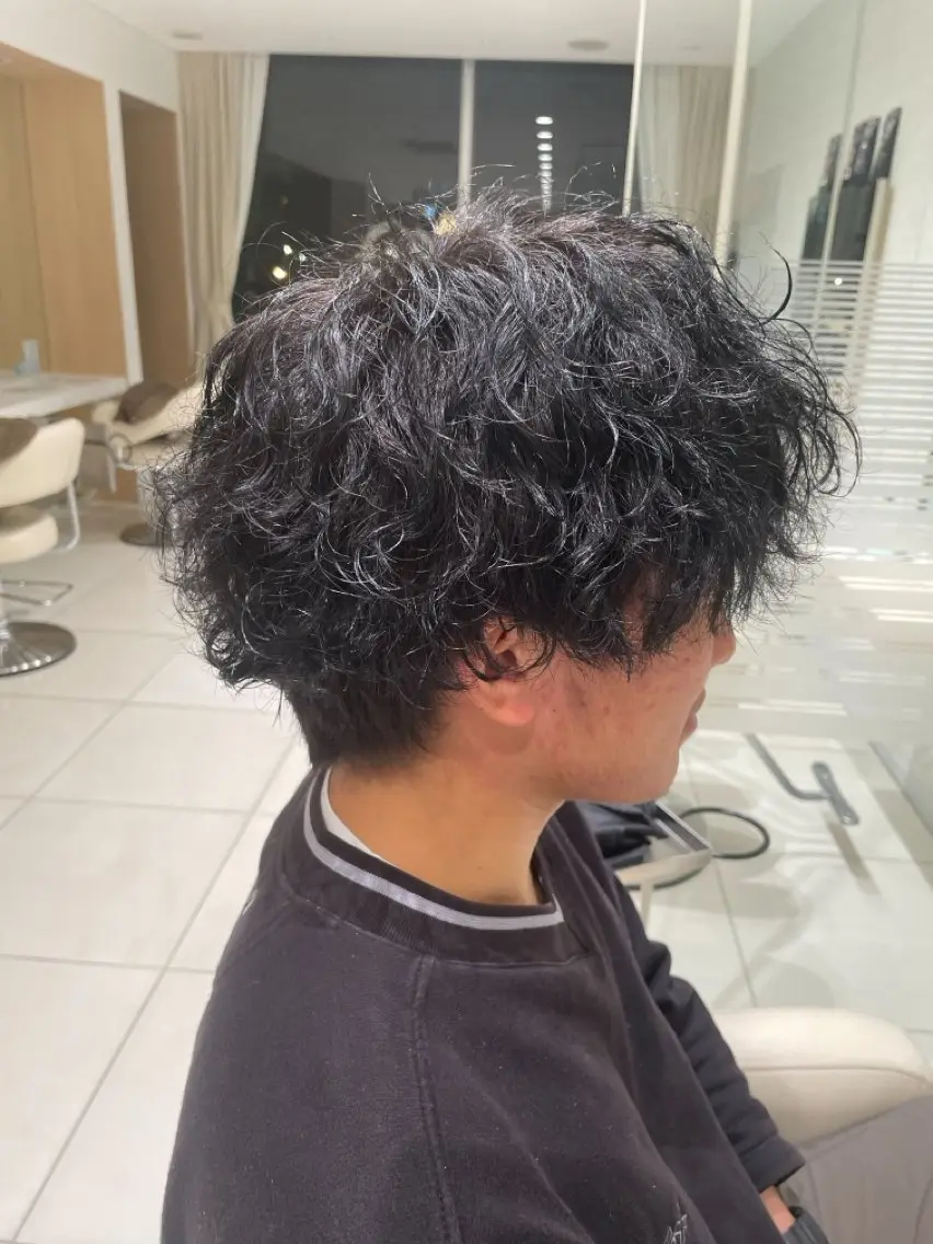 パーマ メンズ メンズパーマ カット パーマ メンズカット/パ ーマ/スズキショウタのヘアスタイル