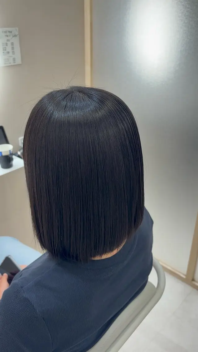 縮毛矯正 Zina千葉 2nd あい ݁𝜗𝜚.₊のヘアスタイル