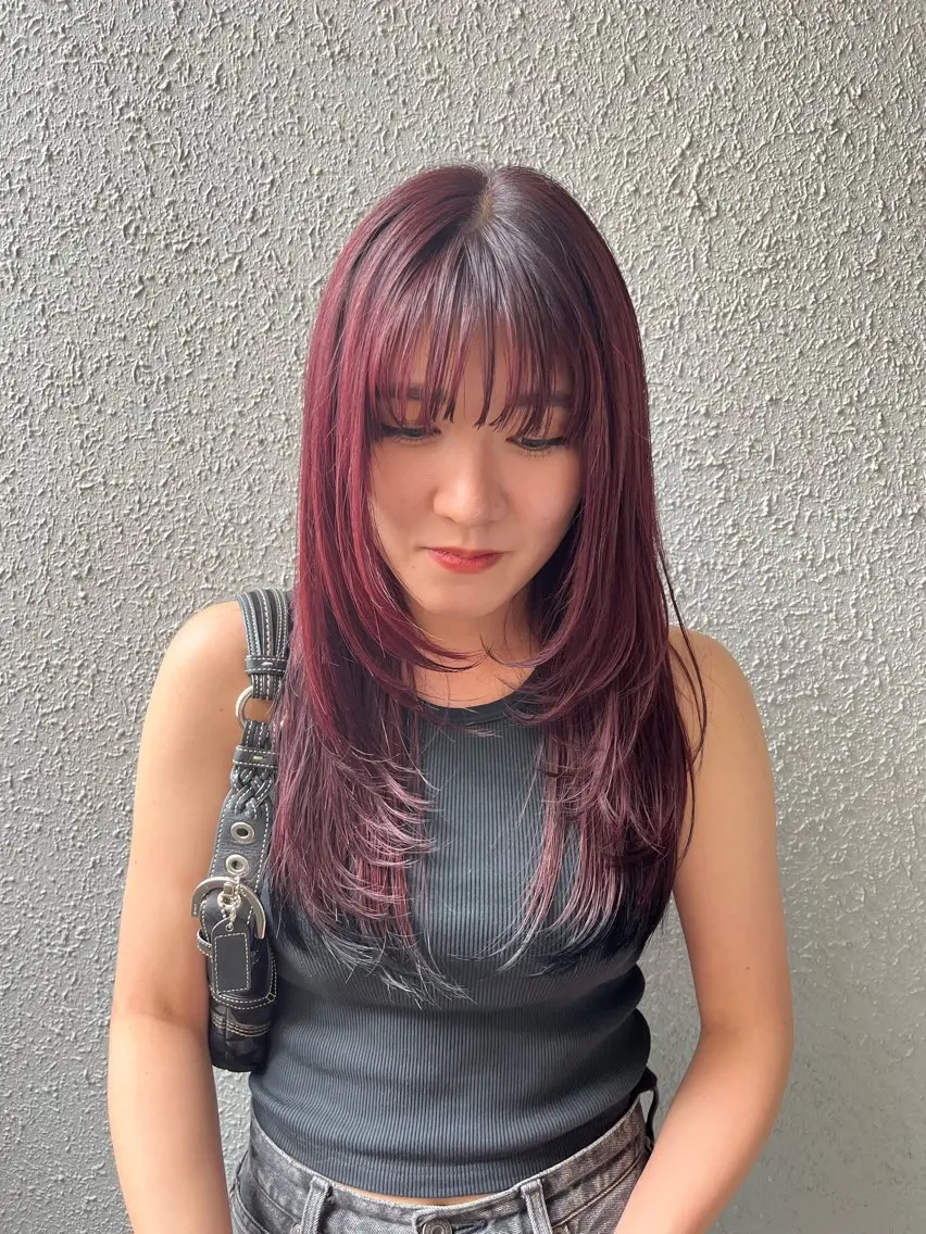 🦋再現度高め!骨格矯正カット✂️+外部補習トリートメントの写真