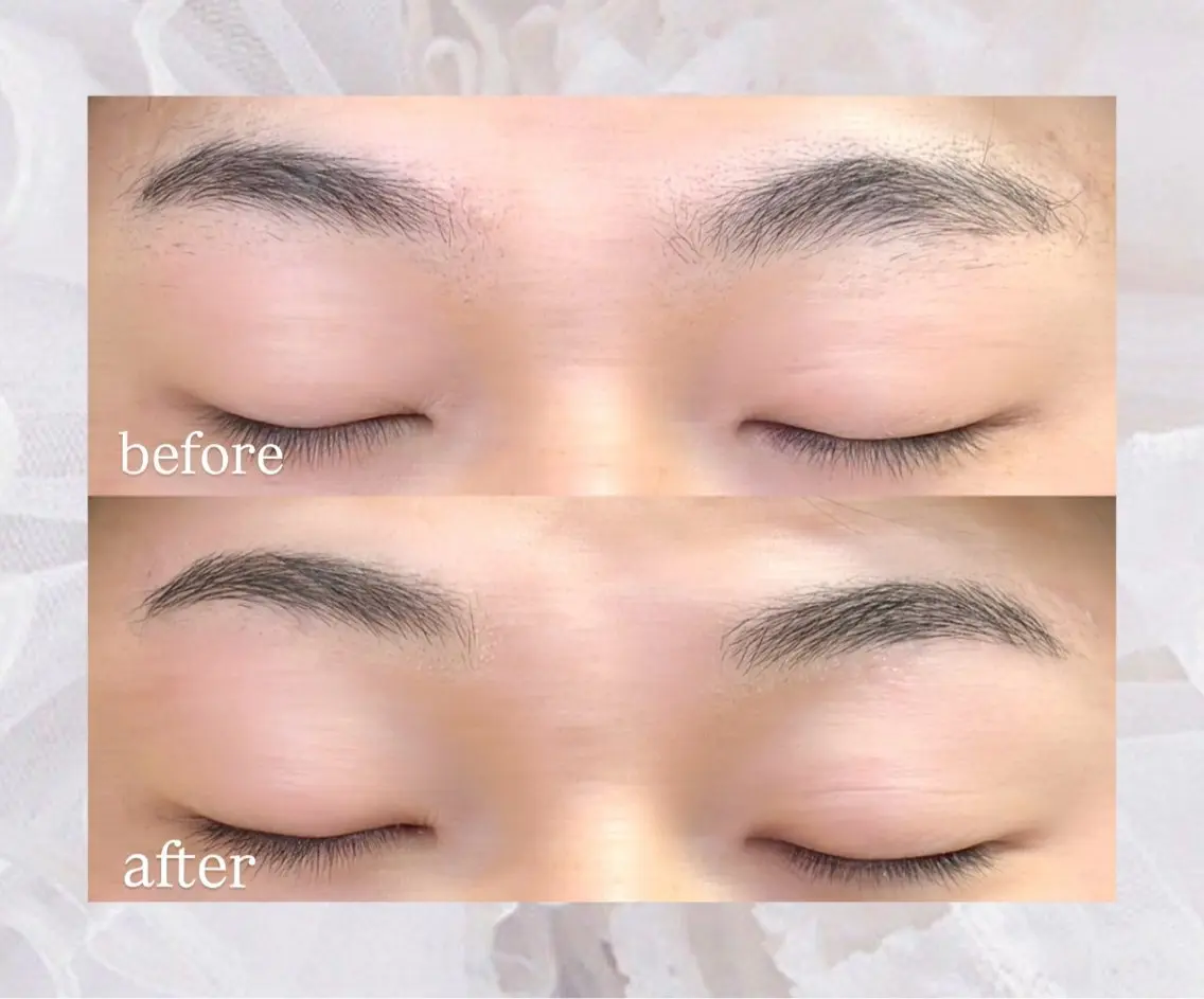 アイブロウ ワックス脱毛 ラソ eyelash aikaのマツエク・マツパデザイン