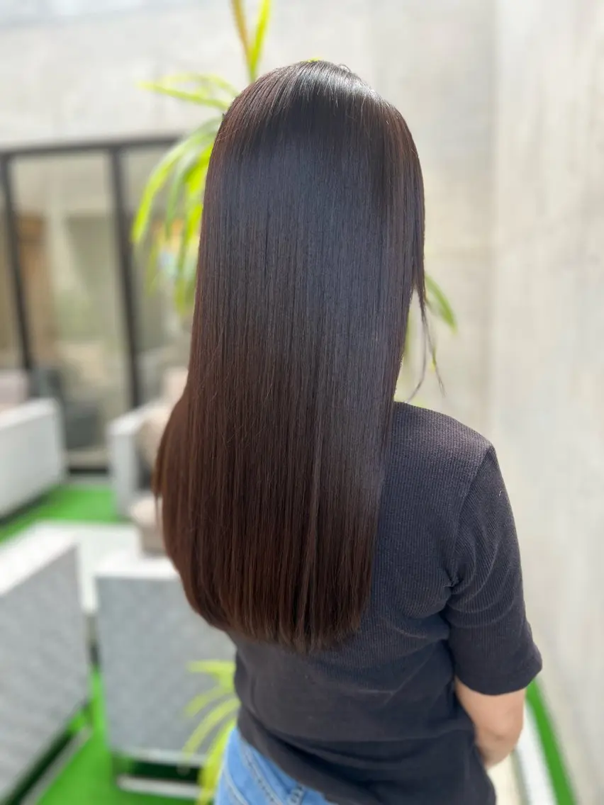 ロング 柴田 久美子のヘアスタイル