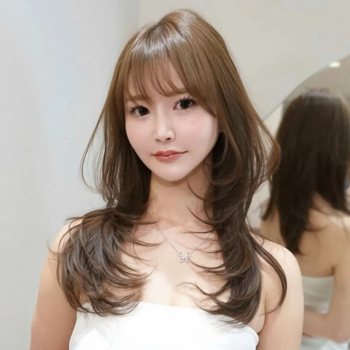 韓国風🇰🇷ハッシュカット➕トリートメント🫧の写真