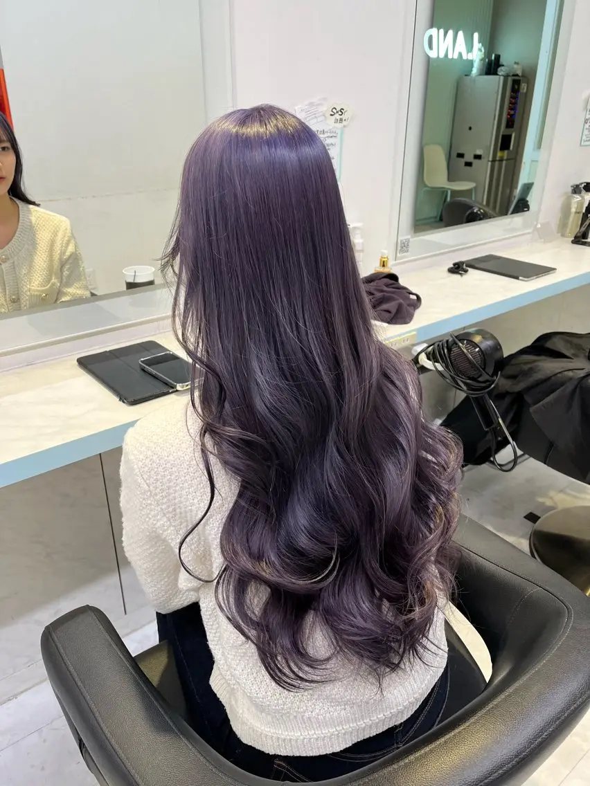 ロング カラー ヘアカラー トリートメント ブリーチカラー 🩵MIZUKIのヘアスタイル