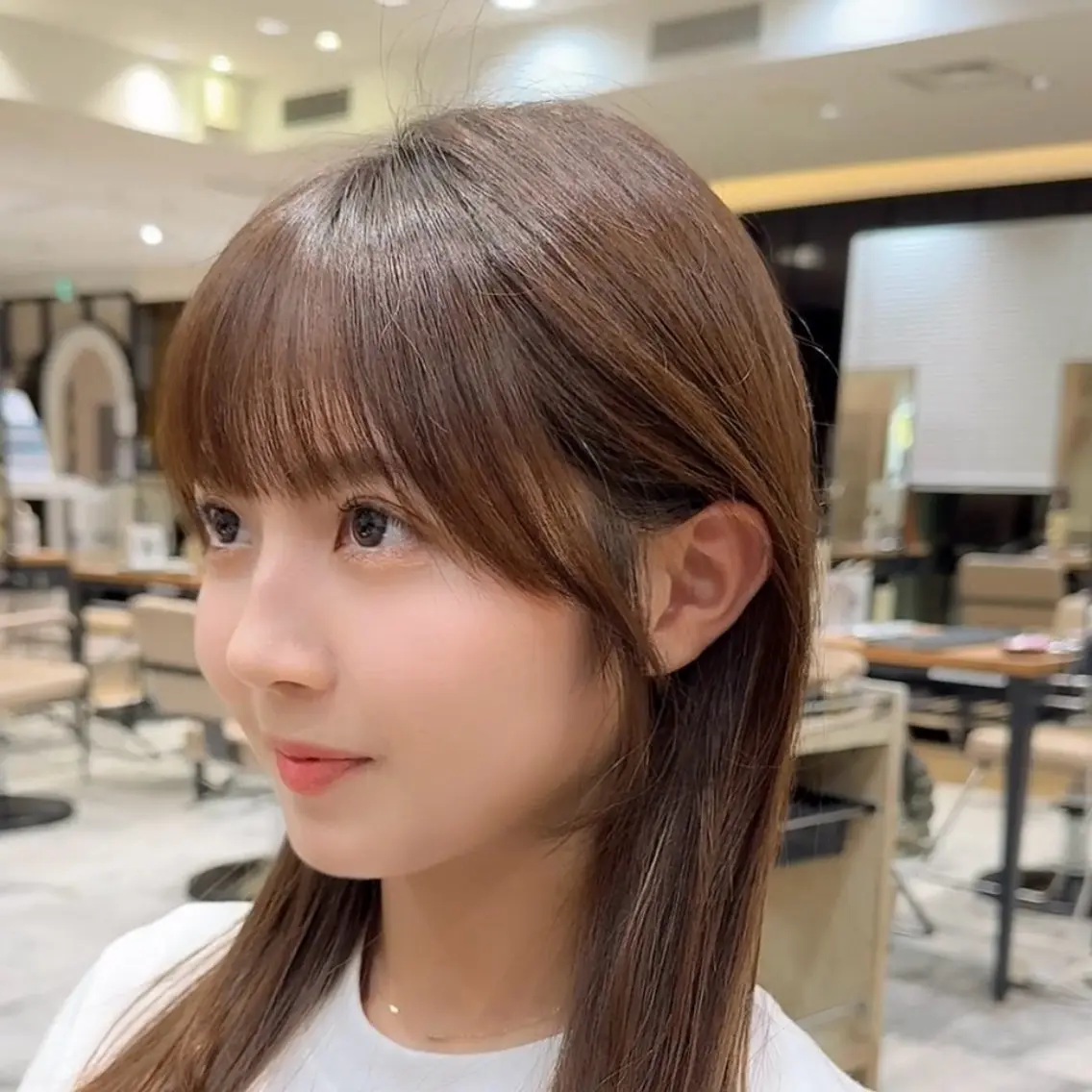ロング カット トリートメント 銀座/レイヤー 顔周りカット溝手優太のヘアスタイル