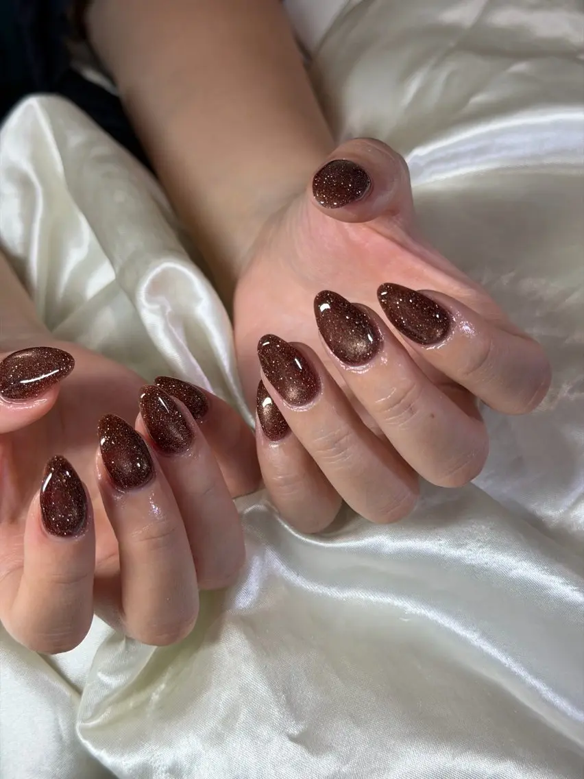 ネイル フラッシュネイル マグネットネイル 持ち込み ハンドネイル ハンドケア Charme. NOBUKOのネイルデザイン