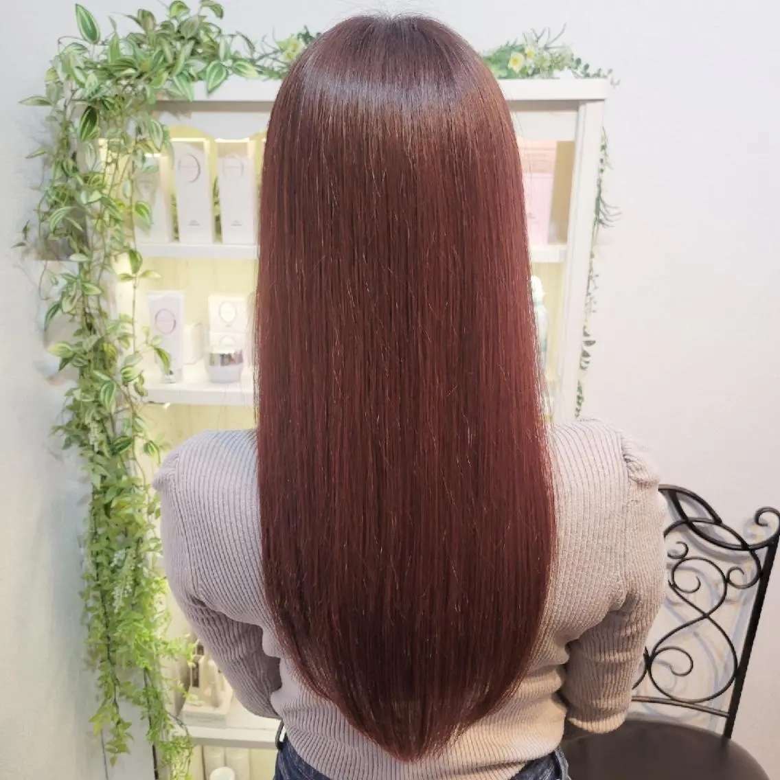ロング カラー ピンクカラー カット ヘアカラー トリートメント 伊藤 功士のヘアスタイル