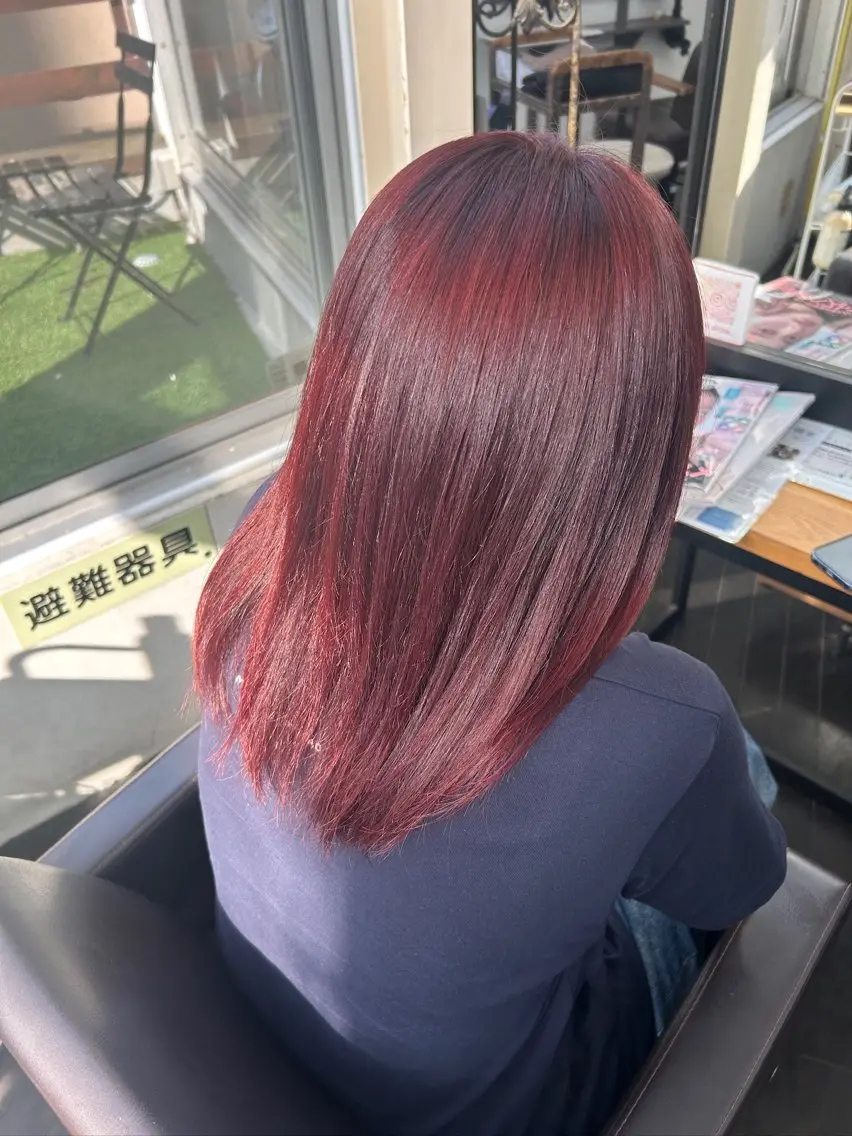 ミディアム トリートメント 渡部 まひろのヘアスタイル