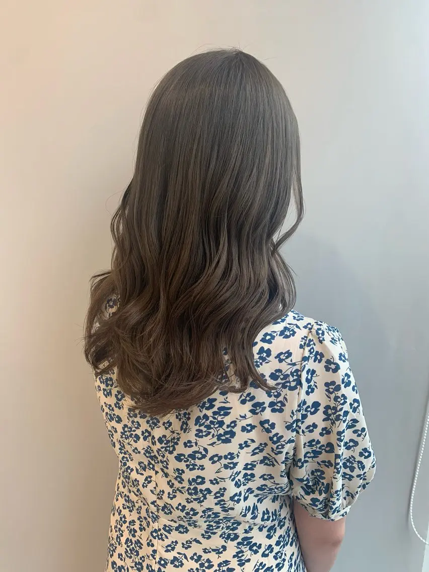 ロング カラー パーソナルカラー診断 似合わせ⌇お洒落 カット⌇平野あみのヘアスタイル