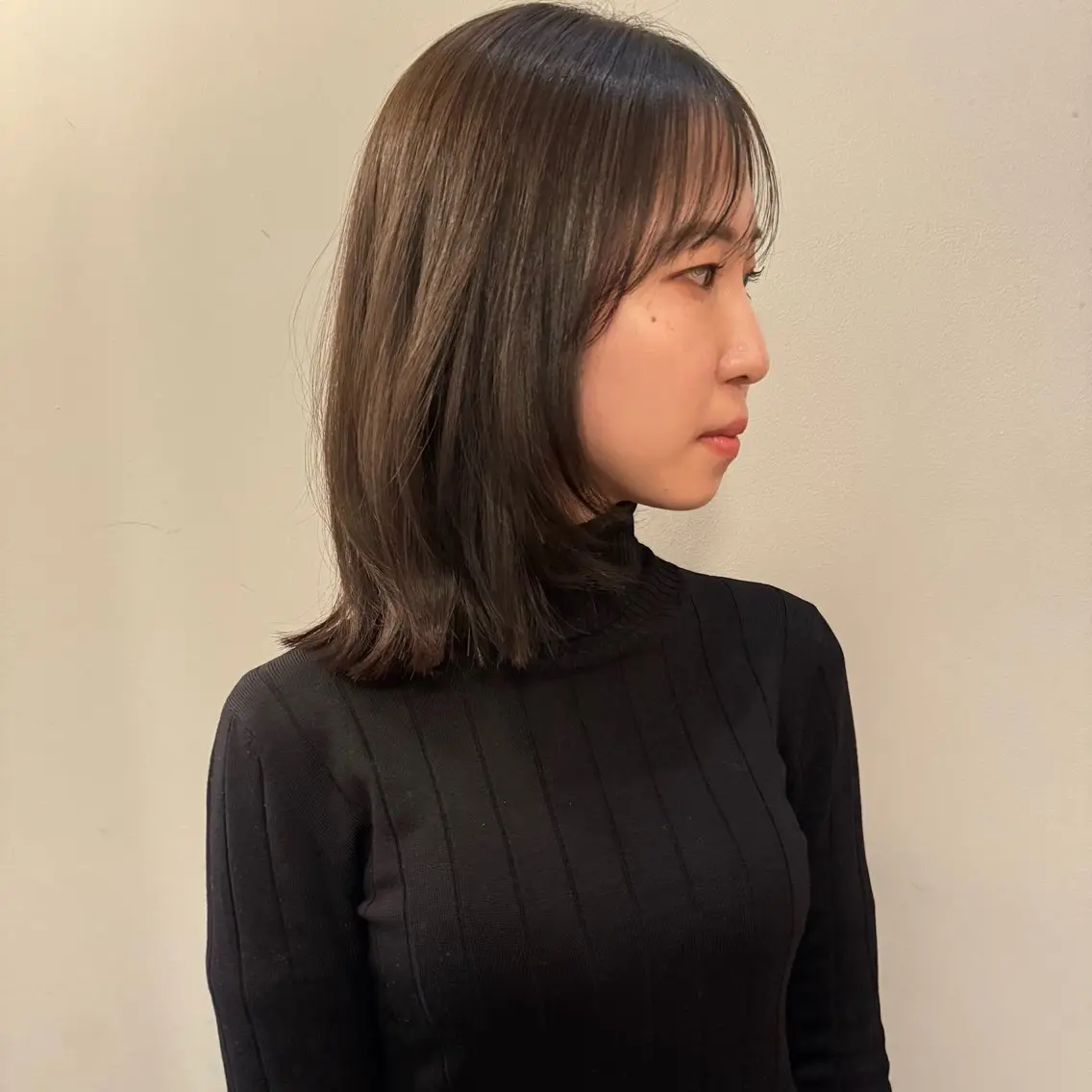 ミディアム カラー カット ヘアカラー トリートメント 🌿レイヤーボブ/パ ーマ🌿　木梨健太のヘアスタイル